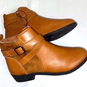 Comfort by Alexis Bendel Golda Women's Ankle Boot Tan Size 7